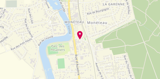 Plan de BUFFAUT Angélique, 4 Rue de la Commanderie, 89470 Monéteau