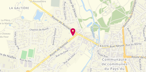 Plan de LEVRARD Marie, 5 Route de Nantes, 53400 Craon