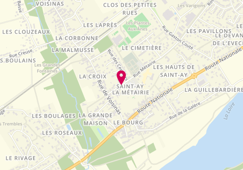 Plan de ERDAL Denise, 9 Rue de la Metairie, 45130 Saint-Ay
