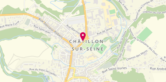 Plan de BOUSSELIER Aurore, 17 Rue Président Carnot, 21400 Châtillon-sur-Seine