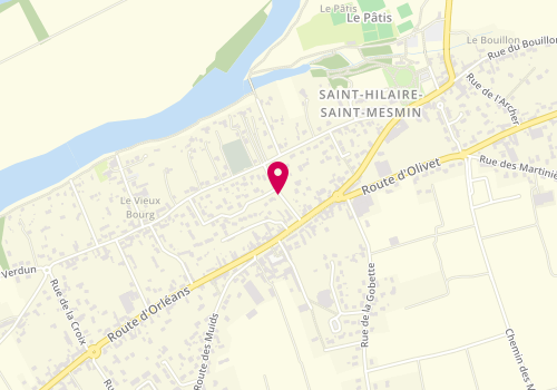 Plan de SAINT-RUF GARNIER Francine, 130 Place du Marché, 45160 Saint-Hilaire-Saint-Mesmin