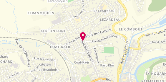 Plan de GUEGUEN Laure, 82 Rue du Couëdic, 29300 Quimperlé