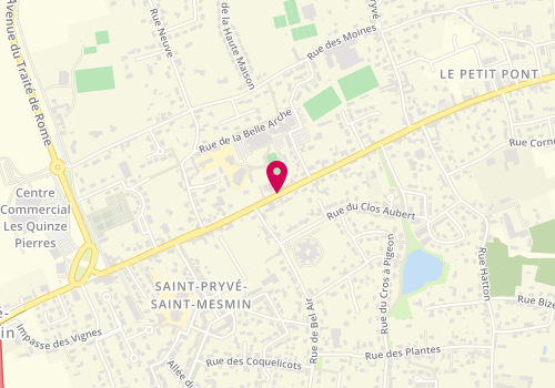 Plan de MOREAU Charline, 134 Route de Saint Mesmin, 45750 Saint-Pryvé-Saint-Mesmin