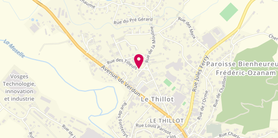 Plan de AMIOT Sonia, 2 Bis Rue des Tilleuls, 88160 Le Thillot