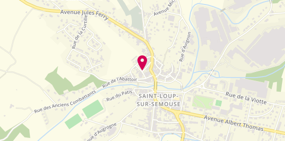 Plan de MACK Isabelle, 14 Rue des Montelots, 70800 Saint-Loup-sur-Semouse