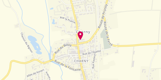 Plan de HIEZ Anne Charlotte, 3 Bis Route de Prunoy, 89120 Charny-Orée-de-Puisaye