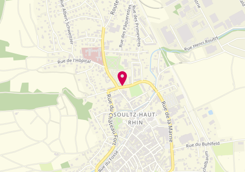 Plan de SCHMITT Sophie, 42 Rue de la Marne, 68360 Soultz-Haut-Rhin
