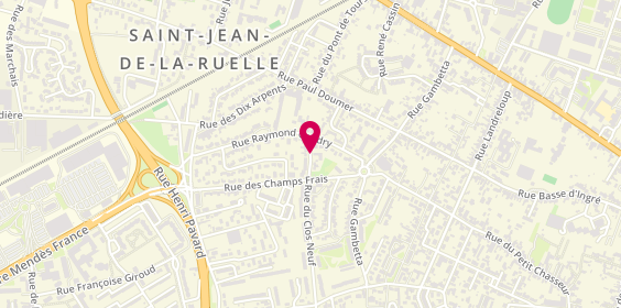 Plan de REYNAUD Chloé, 1 Rue du Clos 9, 45140 Saint-Jean-de-la-Ruelle