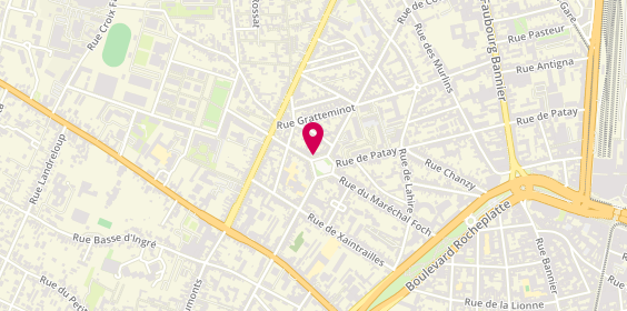 Plan de THEURIER Laetitia, 8 Place Dunois, 45000 Orléans