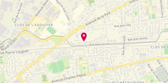 Plan de BOURGEOIS Isabelle, 44 Rue du Pont Bordeau, 45800 Saint-Jean-de-Braye
