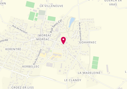 Plan de LE NET Karine, 19 Bis Rue de la Madeleine, 56500 Moréac