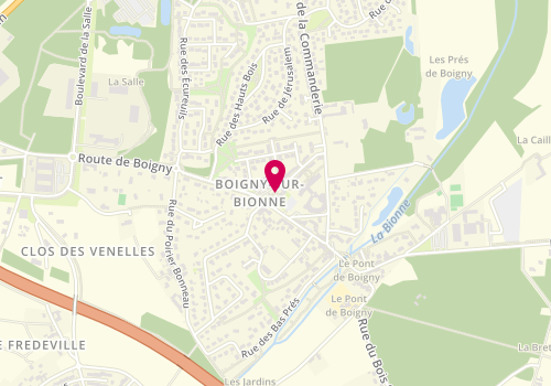 Plan de MARGARIDO Laetitia, 5 Place du Centre Bourg, 45760 Boigny-sur-Bionne
