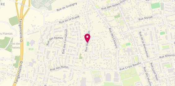 Plan de LAMARRE Olivia, 60 Rue des Chaises, 45140 Saint-Jean-de-la-Ruelle