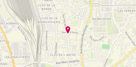 Plan de ALLUARD Emilie, 42 Rue Pierre Brossolette, 45400 Fleury-les-Aubrais