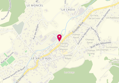 Plan de TISSERAND Corine, 42 Bis Grande Rue, 88340 Le Val-d'Ajol