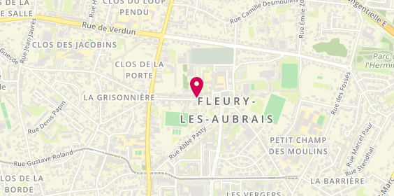 Plan de MUHIRE Sophie, 6 Rue Louis Pasteur, 45400 Fleury-les-Aubrais