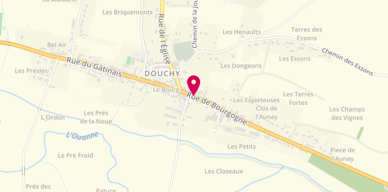 Plan de CHATON Sandrine, 15 Rue de Bourgogne, 45220 Douchy-Montcorbon