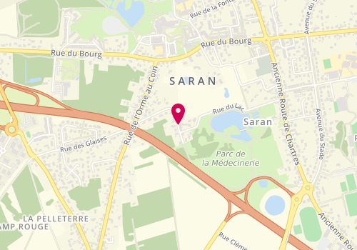 Plan de NÂDIR Sarah, 277 Rue de la Medecinerie, 45770 Saran