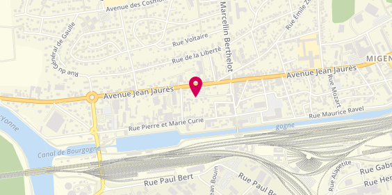 Plan de FRERY Aurélie, 5 Place Henri Dunant, 89400 Migennes