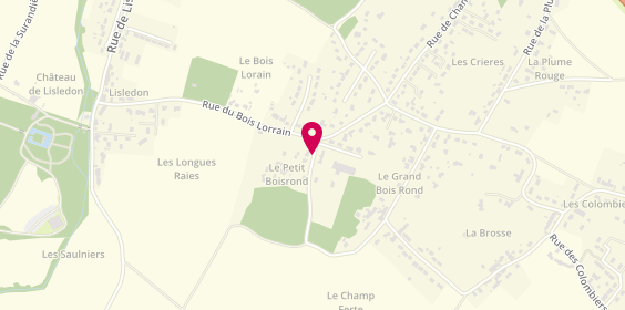 Plan de CAURE Séverine, 4 Rue du Petit Bois Rond, 45700 Villemandeur