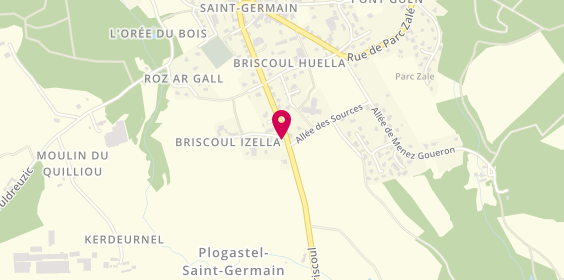 Plan de AMARY Cécile, Briscoul Huella, 29710 Plogastel-Saint-Germain