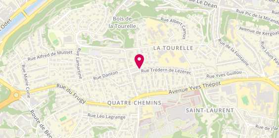 Plan de LADAN Yvon, 9 Place Saint Laurent, 29000 Quimper