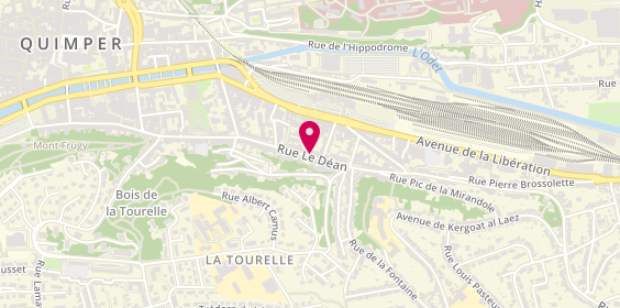 Plan de DAUSSY RIBAULT Sandrine, 30 Bis Rue le Déan, 29000 Quimper