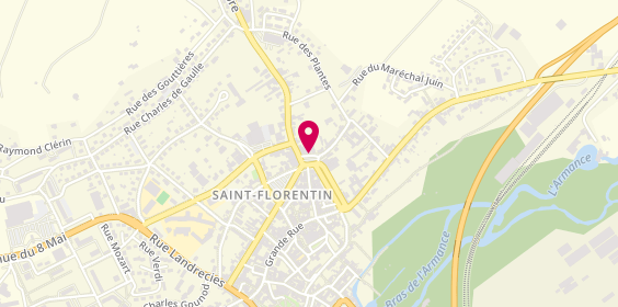 Plan de MEFDAOUI-PARIGOT Céline, 21 Place Dilo, 89600 Saint-Florentin