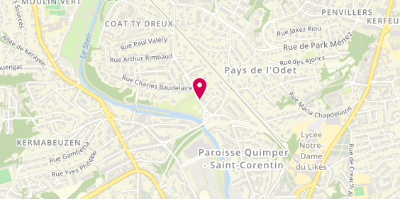Plan de LE BIDEAU Pascal, 11 Rue du Manoir, 29000 Quimper