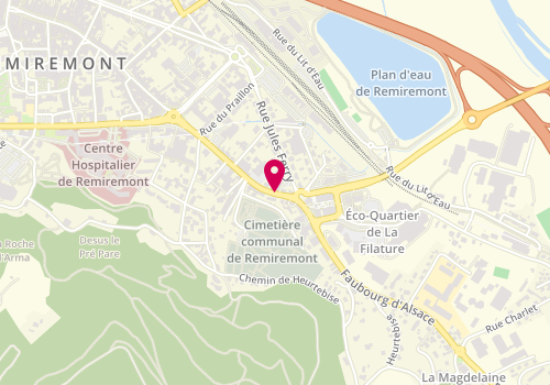 Plan de LAMBOLEY Sabine, 21 Rue du General Leclerc, 88200 Remiremont