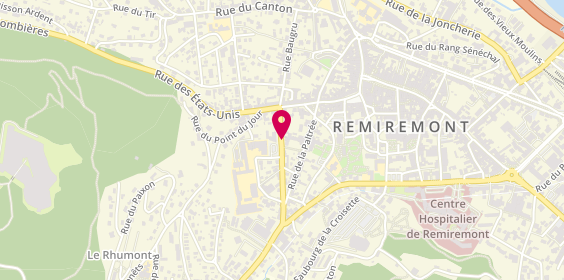 Plan de REMOLATO Lucie, 7 Rue de la Mouline, 88200 Remiremont