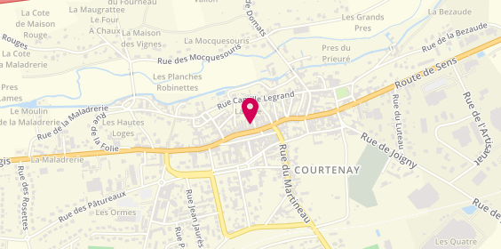 Plan de MARTIN Frédérique, 12 Place Armand Chesneau, 45320 Courtenay