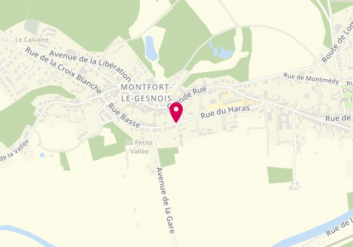 Plan de MONTAROU Margot, 13 Bis Rue du Haras, 72450 Montfort-le-Gesnois