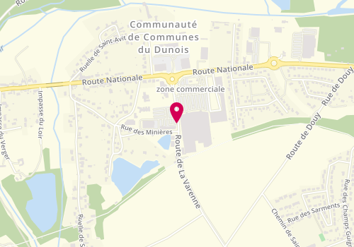 Plan de ROCHE Pauline, 1 Route de la Varenne, 28200 Saint-Denis-Lanneray