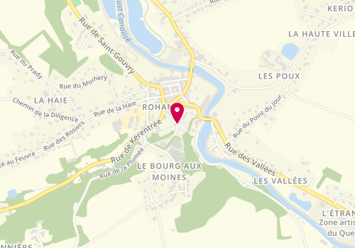 Plan de LAUNAY Amélie, 9 Rue du Chateau, 56580 Rohan