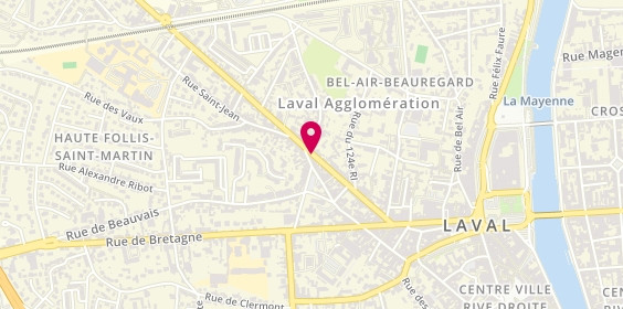 Plan de DOINEAU-BOUQUEREL Pascale, 75 Rue Bernard le Pecq, 53000 Laval