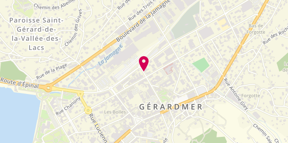 Plan de GÉRARD Nathalie, 2 Rue Carnot, 88400 Gérardmer