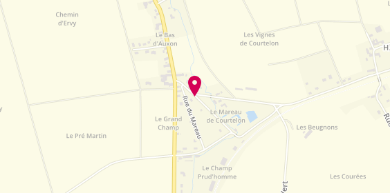 Plan de BURGEVIN COUDERC Sandrine, 120 Rue de la Gare, 10130 Auxon