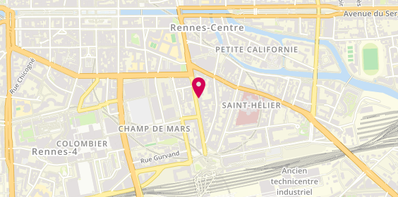Plan de LE CHARPENTIER Christelle, 29 Avenue Janvier, 35000 Rennes