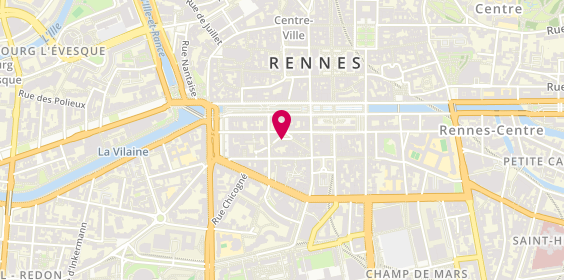 Plan de RIVIERE Guénola, 29 Rue de la Parcheminerie, 35000 Rennes