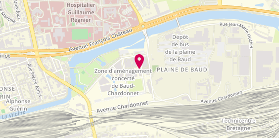 Plan de BARON Gaël, 10 Rue Berthe Savery, 35000 Rennes