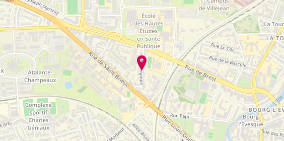 Plan de LEGRAND Jérémy, 23 Avenue du 41e R.I, 35000 Rennes