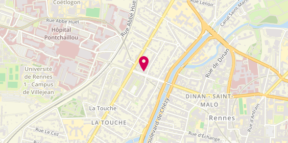 Plan de GOUYA Florian, 18 Avenue du 41eme Ri, 35000 Rennes