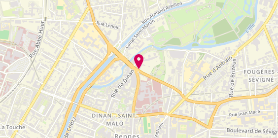 Plan de DADILLON Caroline, 8 Rue Saint Martin, 35700 Rennes