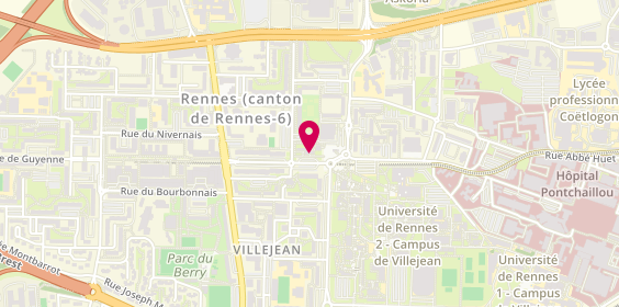 Plan de LAGNEAU Benoît, 4 Cours Kennedy, 35000 Rennes
