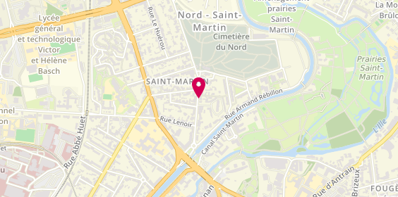 Plan de D'ERSU Sophie, 20 Avenue Gros Malhon, 35000 Rennes