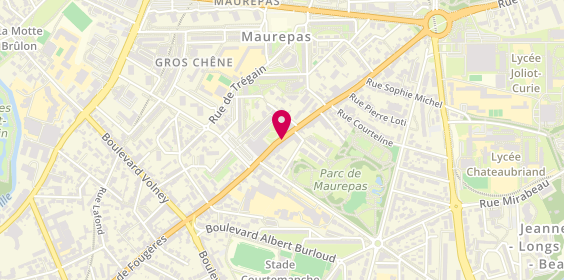 Plan de CAILLE Corinne, 172 172 Rue de Fougères, 35700 Rennes