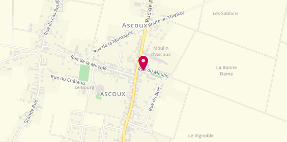 Plan de BEAUGNIER-BOURGOIN Murielle, 4 Rue du Moulin, 45300 Ascoux