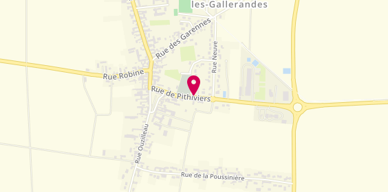 Plan de BOUQUILLON Françoise, 3 Bis Rue de Pithiviers, 45480 Bazoches-les-Gallerandes