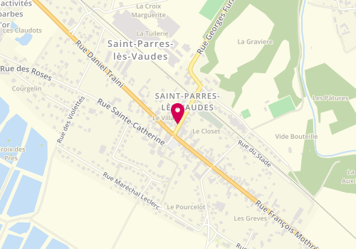 Plan de SPOTE Catherine, 10 Rue Georges Furier, 10260 Saint-Parres-lès-Vaudes